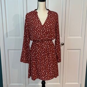 All in Favor polka dot dress